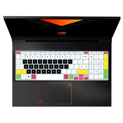keyboard skin for HP Victus 16-D/E/R/S,16-d0128TX ,16-e0043nr 16t-s000 16t-r100 - Picture 16 of 25