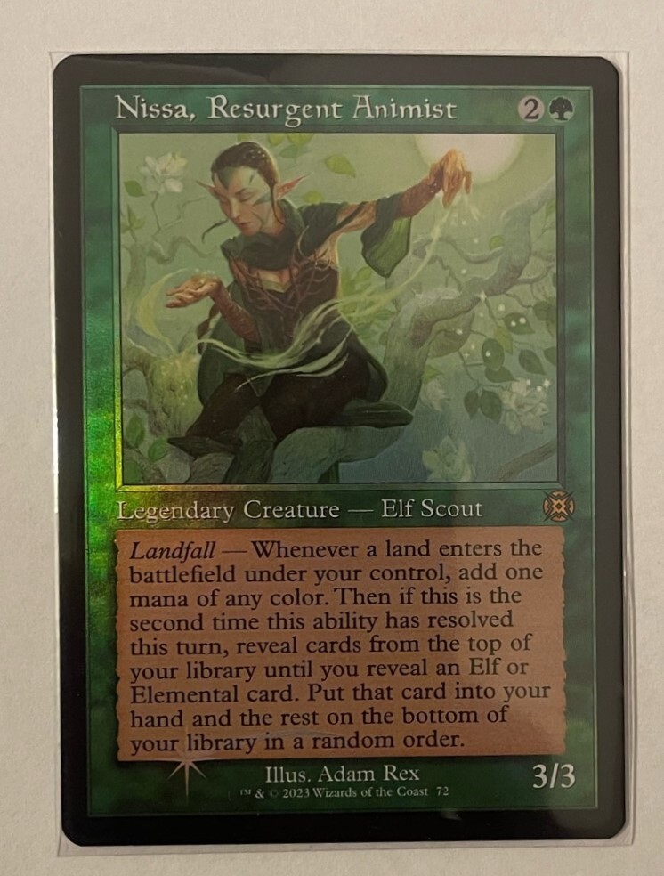 Nissa, Resurgent Animist Retro Foil - March of the Machine
