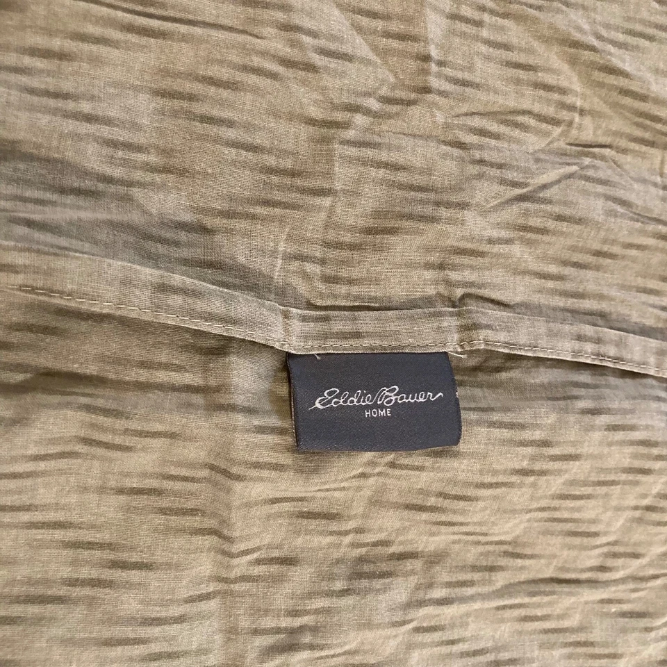 "2 fundas de almohada Eddie Bauer Home Yakima Valley 35,5"" x 20"" rayas rojas marrones" Foto 4 de 4