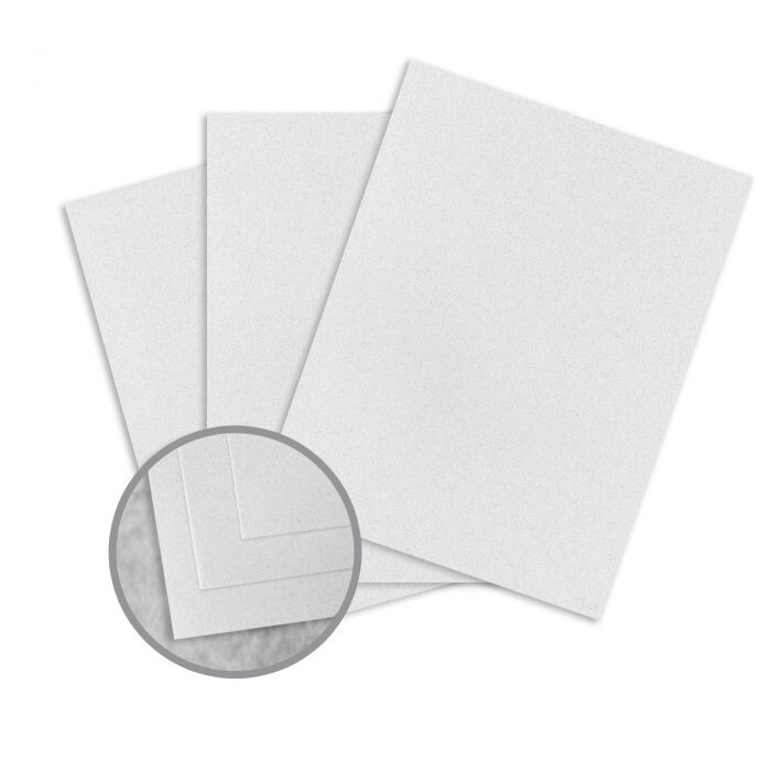 Gray Silver Speckled 8.5x11 Scrapbook Paper 24# 50 Sheets