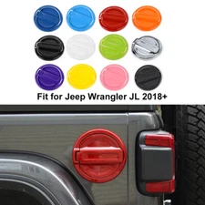 2Pcs Fuel Tank Cover Oil Gas Cap Lid Decor Cover Trim for Jeep Wrangler JL 2018+