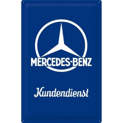 Nostalgic-Art XL Sign Mercedes-Benz Customer Service 40x60cm
