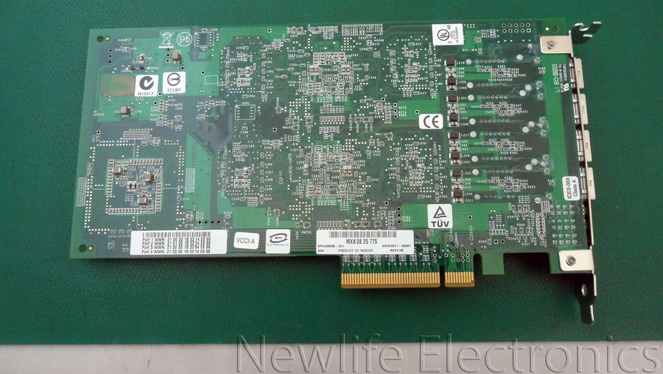 HP 455088-001 4GB PCIe x8 4-port Fiber Channel Adapter - Image 3 of 4
