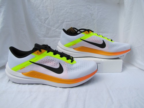 Nike Winflo 10 Herren Größe 14 Laufschuhe weiß Volt orange DV4022-101 NEU - Bild 2 von 9