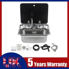 RV Caravan Camper Trailer Kitchen Stainless Sink Stainless Steel Campervan Sink