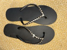 Embellished Women's Flip Flops Size 9