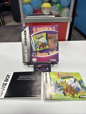 THQ Scooby-Doo 2 Games in 1 Double Pack (Nintendo GBA, 2001) Complete In Box