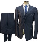 ABITO PRINCIPE DI GALLES BLU SCURO FRESCO LANA 46 48 50 52 54 56 58 60 ESTIVO