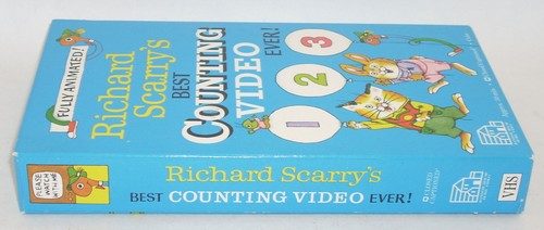 Richard Scarry's Best COUNTING VIDEO Ever! ( VHS, 1989 ) Side Loader Box - Picture 8 of 18