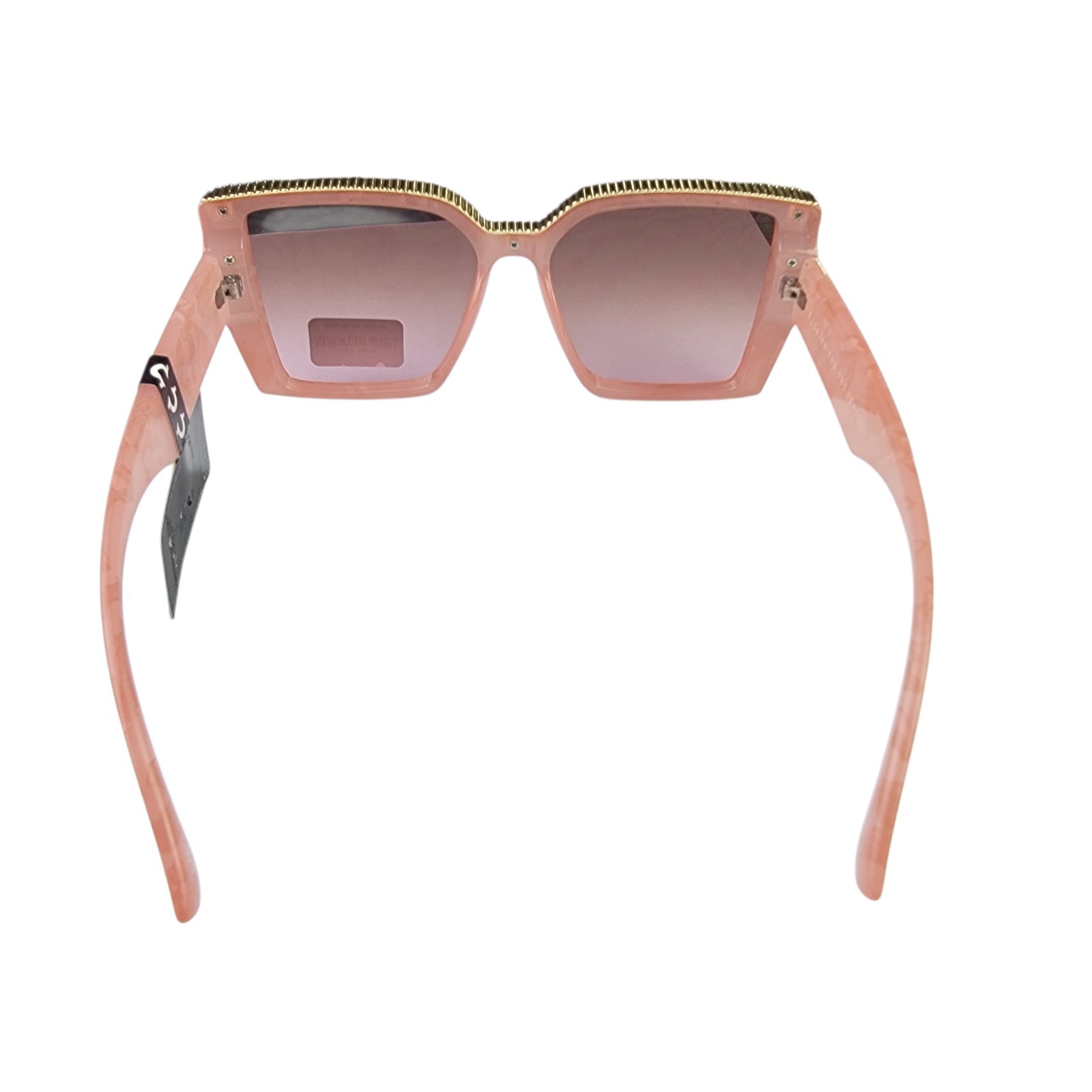 True Religion Authentic Women's Cowgirl Western Oversized Kool Pink Sun Glasses thumbnail 4