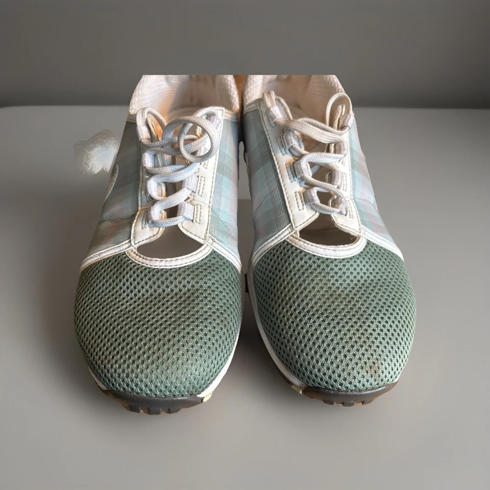 NIKE AIR Mujer Tac Zapatos de Golf Cuadros Verde Talla 9.5 Foto 4 de 4