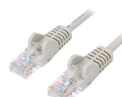 Patch cord; U/UTP; Cat 5e; RJ45 plug,both sides; s - U/UTP5-CCA-300GY | EU Stock