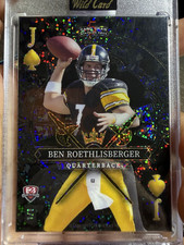 🔥1/1 Wild Card Stacked Deck E3 Ben Roethlisberger Jerome Bettis Steelers 