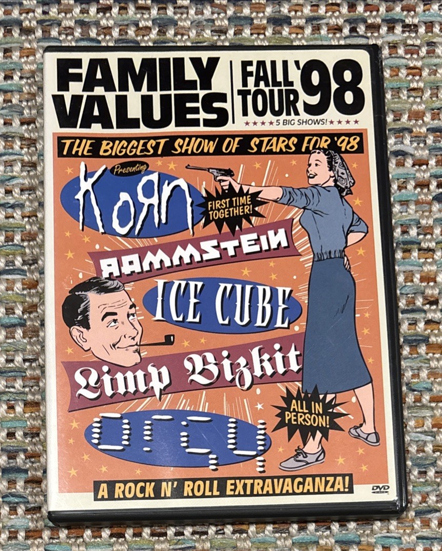 Family Values Tour 98 (DVD, 1999) for sale online | eBay