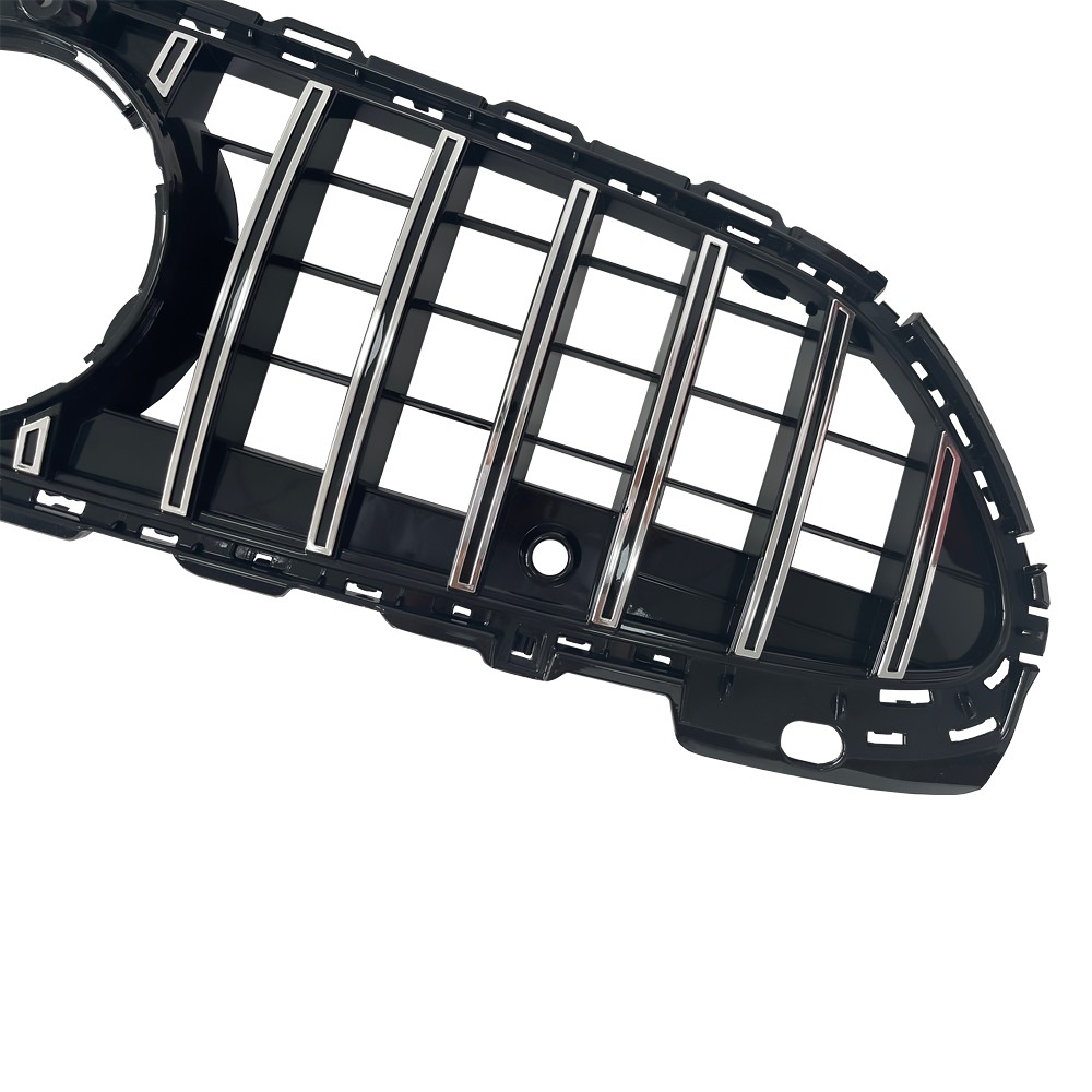 For Mercedes Benz C200 C300 W/AMG Line C43 AMG 2022+ Chrome Front Bumper Grille