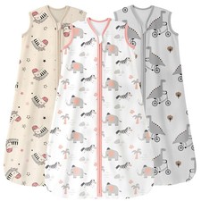 Baby Sleep Sack 18-24 Months 3-Pack Cotton Lightweight 0.5 TOG Wearable Blankets