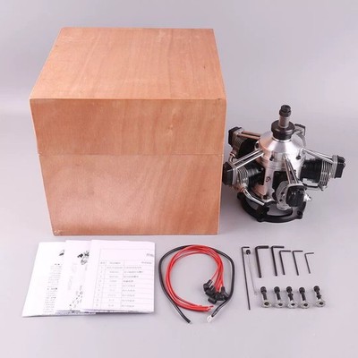 ASP FS400AR 5-Cylinder Radial Engine 64cc 4-Stroke For Large Scale RC Airplanes