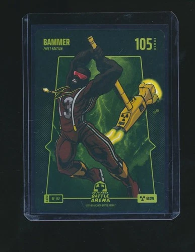 BAMMER BO JACKSON BATTLE ARENA GLOW FIRST EDITION RARE FOIL BF-192