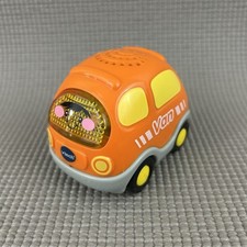 VTECH Go Go Smart Wheels Orange Van Lights Sounds Talking TESTED See Video