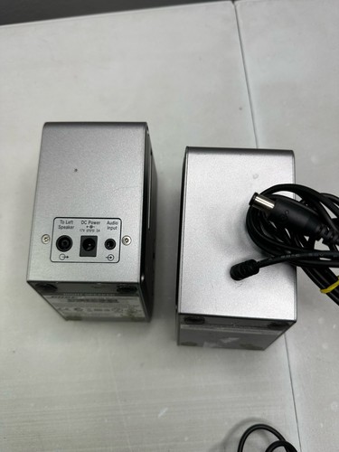 Bose Computer MusicMonitor Speakers Desktop Laptop Metallic Gray Tested Working - 第 7/8 張圖片