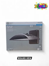 Commercial Electric LED Outdoor Wall Flood Light Bronze 550W Eq 8000 Lumens