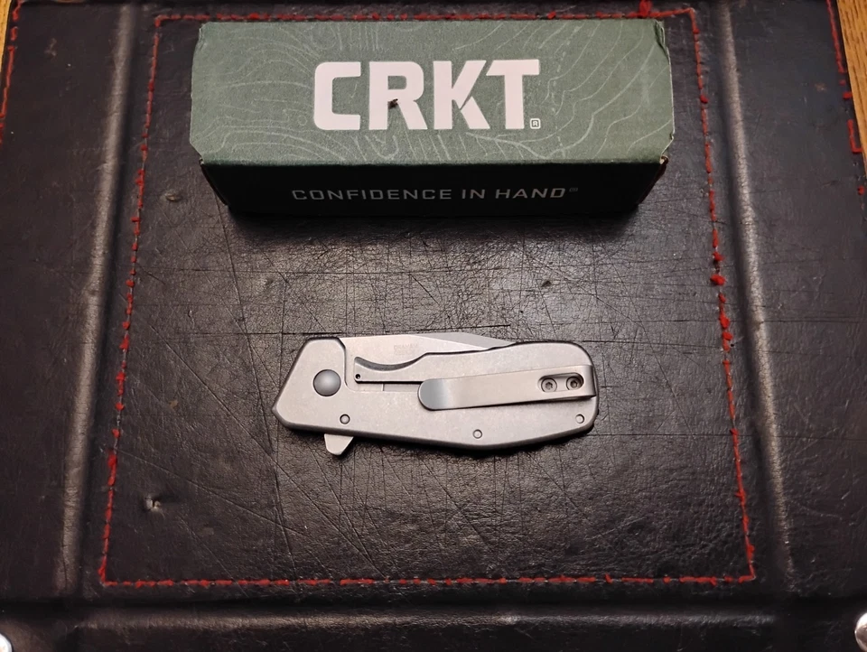 CRKT Razelcliffe Compact Knife Ball Bearing Pivot G10 Handle 2" D2 Blade 2.4 OZ - Image 4 of 4