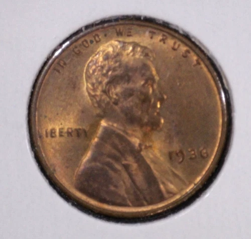 1936 Lincoln Wheat Cent Uncirculated UNC Coin