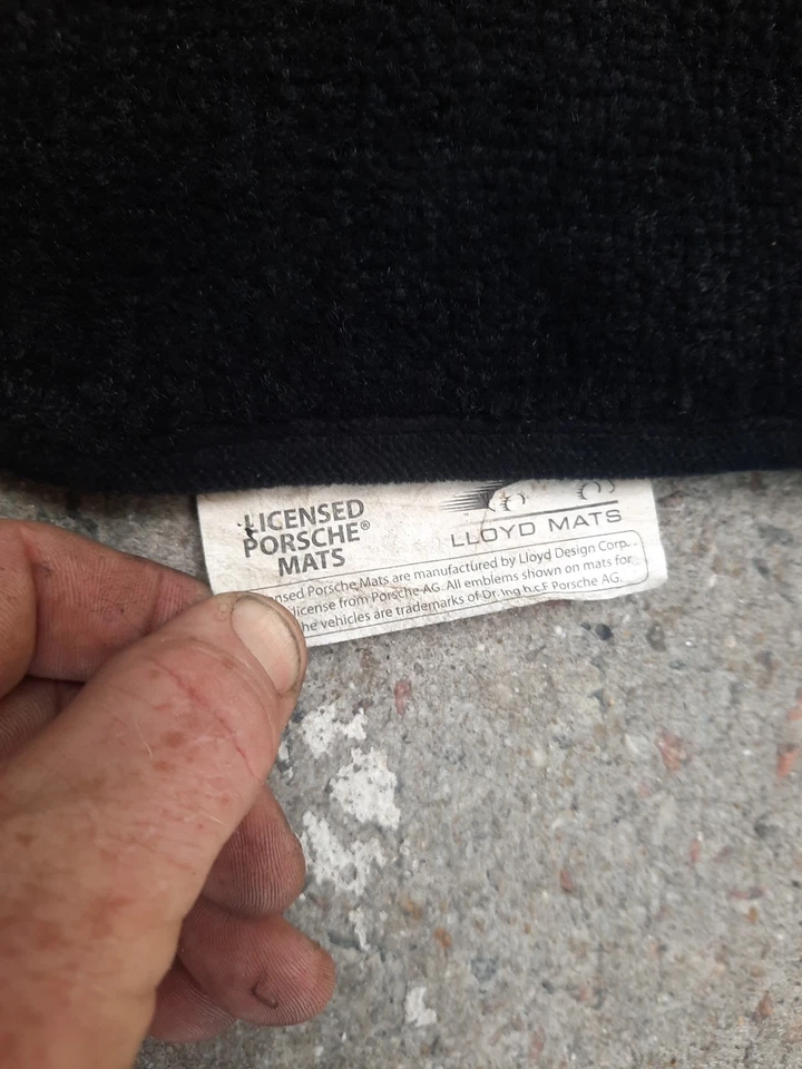Alfombrilla de carga Lloyd Mats Porsche 987 Boxster S negra y trasera Foto 3 de 4