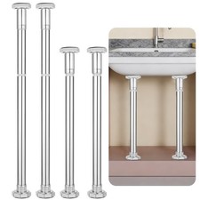 4 Pcs Undermount Sink Brackets Adjustable 19.7-31.5 Inch Stainless Steel