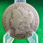 1888-O Morgan Silver Dollar - New Orleans - 90% Silver - AG Details - Cleaned