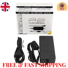 Power supply power cable for Playstation 2 PS2 Slim Console AC adapter charging
