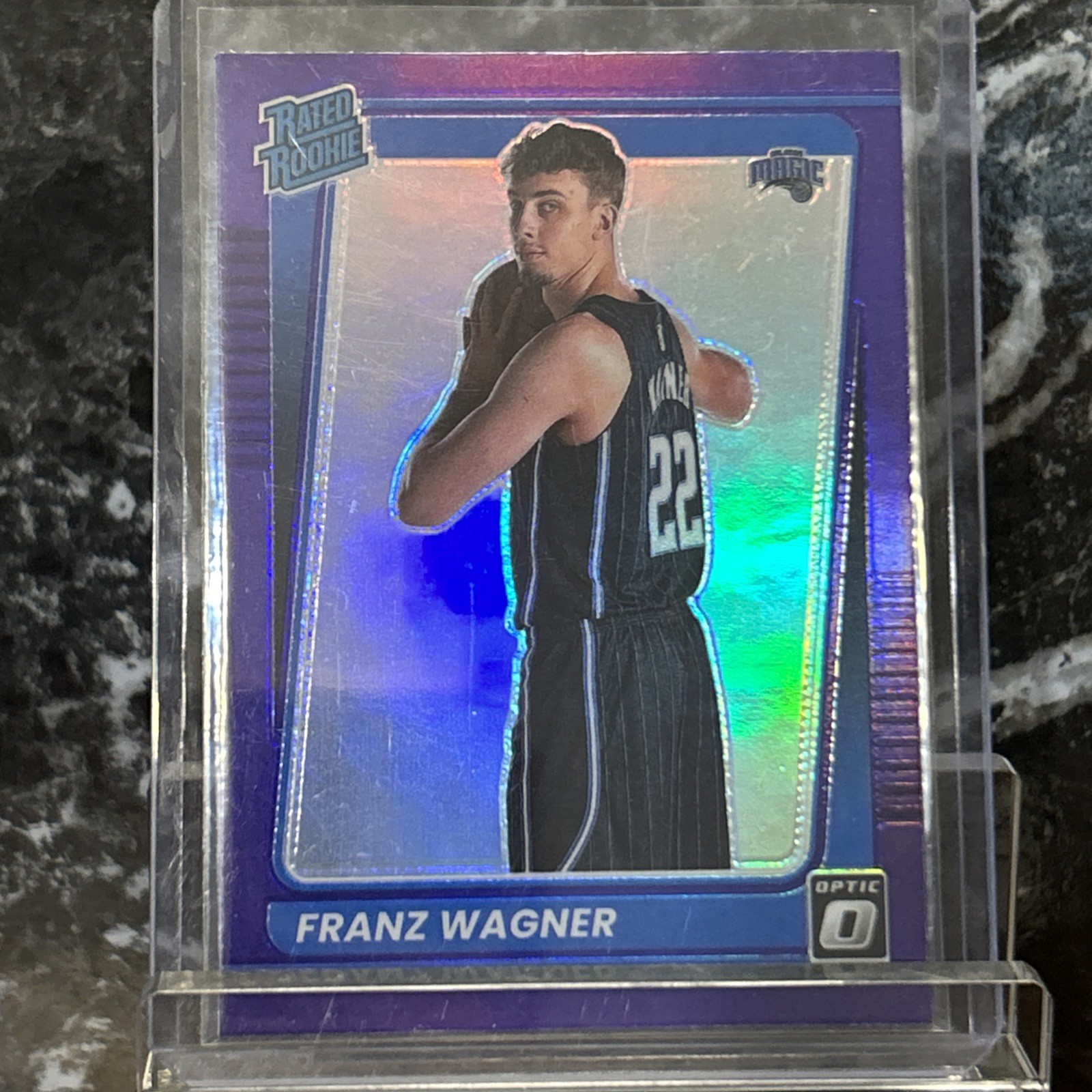 🔥2021-22 Panini Donruss Optic Rated Purple Prizm Franz Wagner #185 Rookie RC 🔥