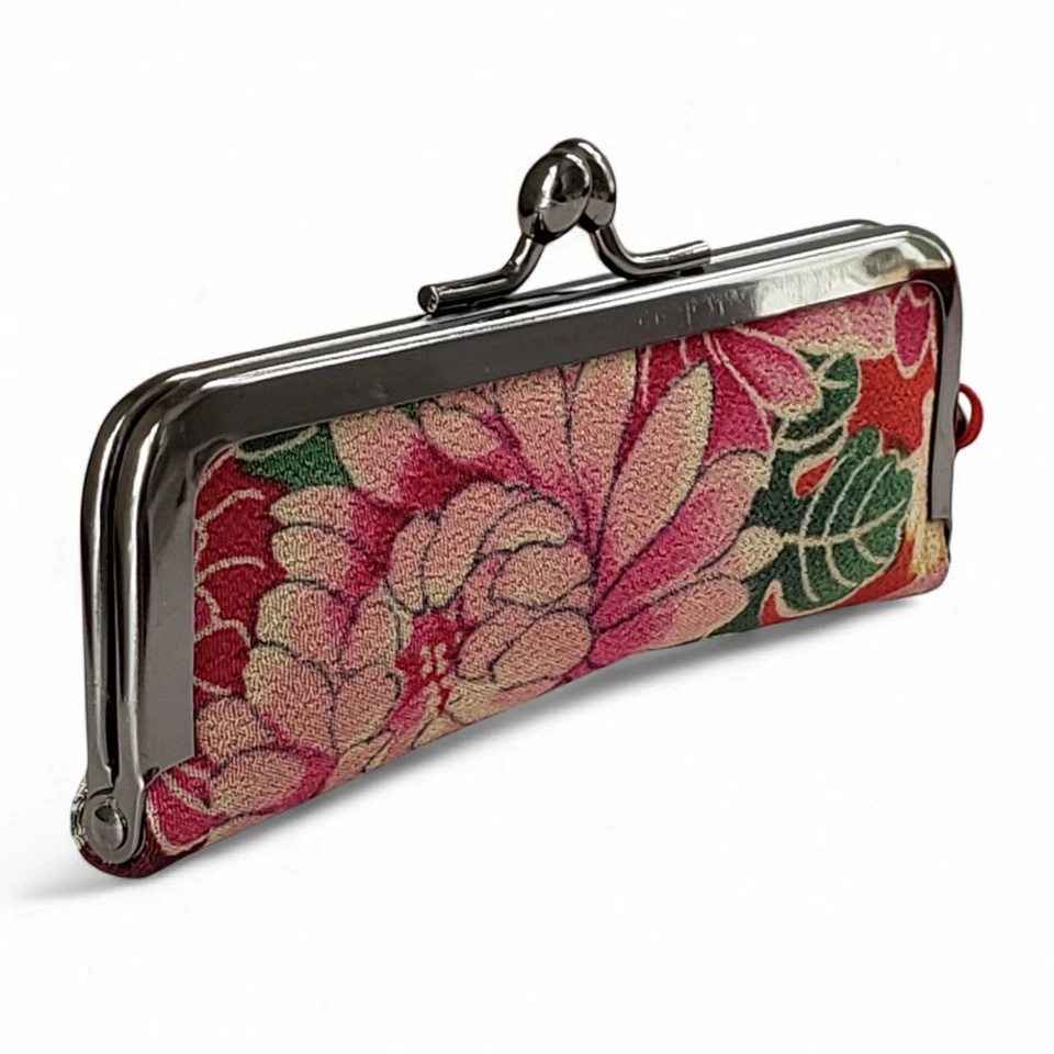 Estuche de Maquillaje Floral Mini Kiss Lock Vintage con Compacto - Caja Original Foto 4 de 4