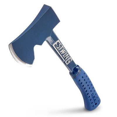 ESTWING Camper's Axe - 14'' USA Made Blue Hatchet with Tent Stake 14'',