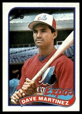 1989 Topps Dave Martinez Montreal Expos #763