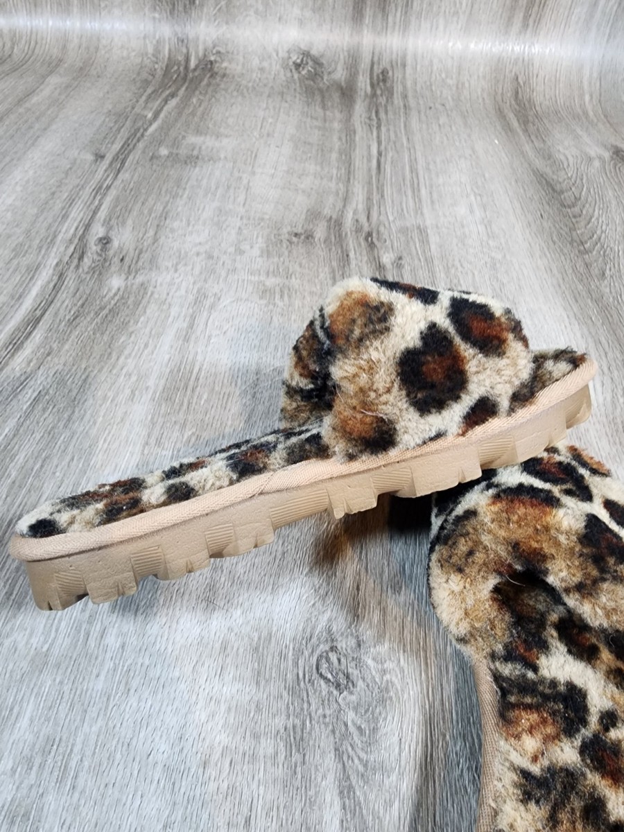 UGG Womens Cozette Cheetah Leopard Print Pattern Slippers Sandals