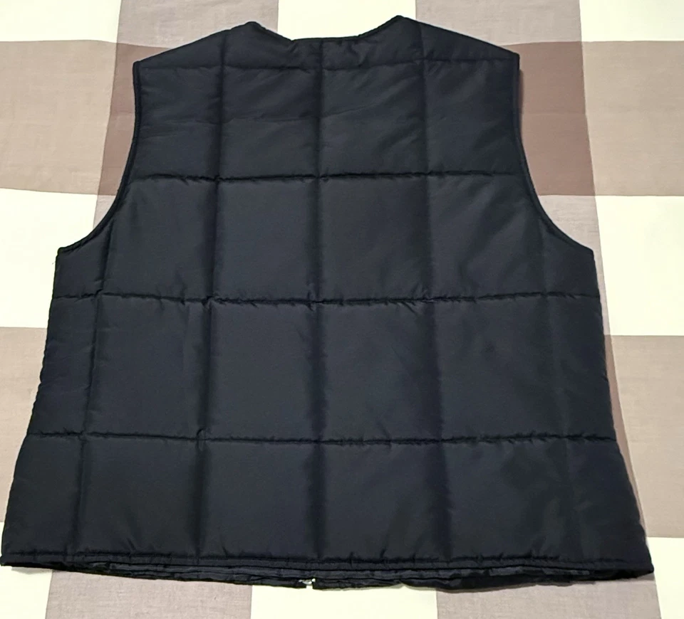 Pendleton Originals Mujer’s Chaleco Puffer Grande Cuadrado Edredón Ligero Negro Foto 2 de 4