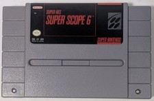 Super NES Super Scope 6 Super Nintendo SNES Cleaned & Tested Working
