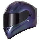 Vcan H128 Mordhi Dual Visor Sun Gradient Purple Blue