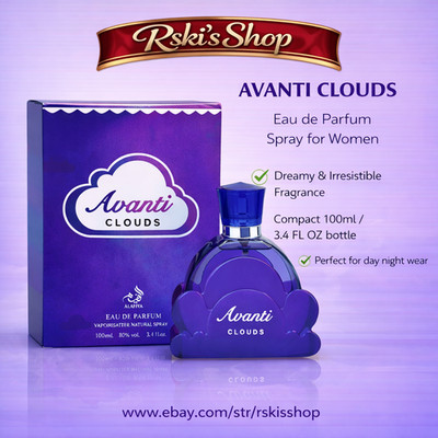 New Women's AVANTI CLOUDS Eau de P arfum Spray 100ml - 3.4 fl oz