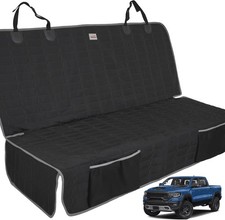 Dog Car Seat Cover for Back Seat,Washable Bench Truck Bench-61W, Truck-Gray