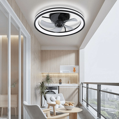 LED Deckenventilator Ventilator Lüfter Deckenlampe Beleuchtung mit Fernbedienung