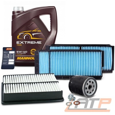 INSPEKTIONSPAKET + 5l 5W-40 FÜR MAZDA 3 BK 5 CR CW 1.8 2.0 BJ AB 2003