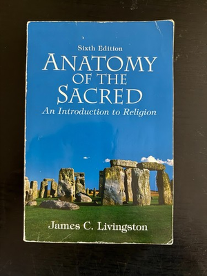 #ad #ad Anatomy of the Sacred : Introduction to Religion—Livingston 6th Ed—NO NOTES $59.99