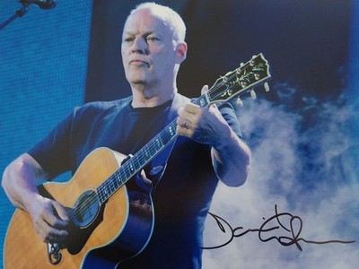 David Gilmour Pink Floyd Signed Autograph Photograph COA 