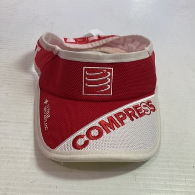 Compressport Ultra Light Sun VisorEmbroidered One Size. Red