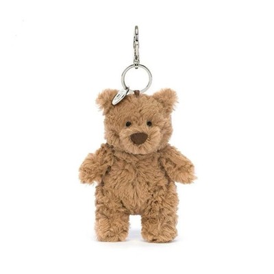 Barcelona Bear Keychain Charm Stuffed Toy Gift