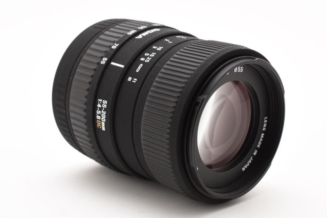 超美品　SIGMA 55-200mm F4-5.6 DC CANON M611 Super excellent condition SIGMA 55 200mm F4 5.6 DC CANON