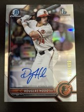 Douglas Hodo III 2022 Bowman Chrome Draft Refractor 1st RC Auto /499 Orioles.