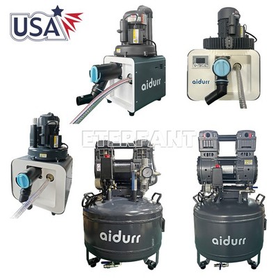Dental Medical Oil-Free Air Compressor Pump/Electric Vacuum Suction Unit Machine